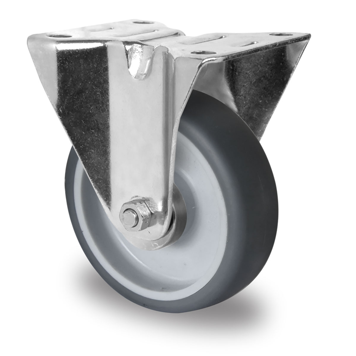 fixed castor d 80 mm series P2W2 roller bearing