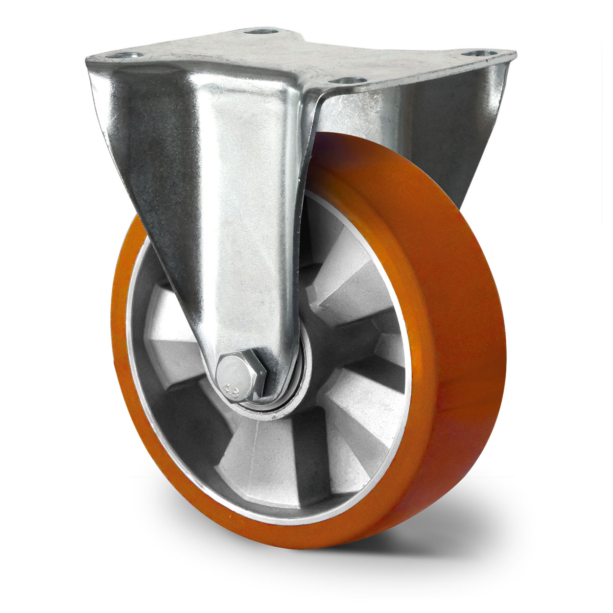 fast hjul d 125 mm serie BAU5 dobbelt kugleleje