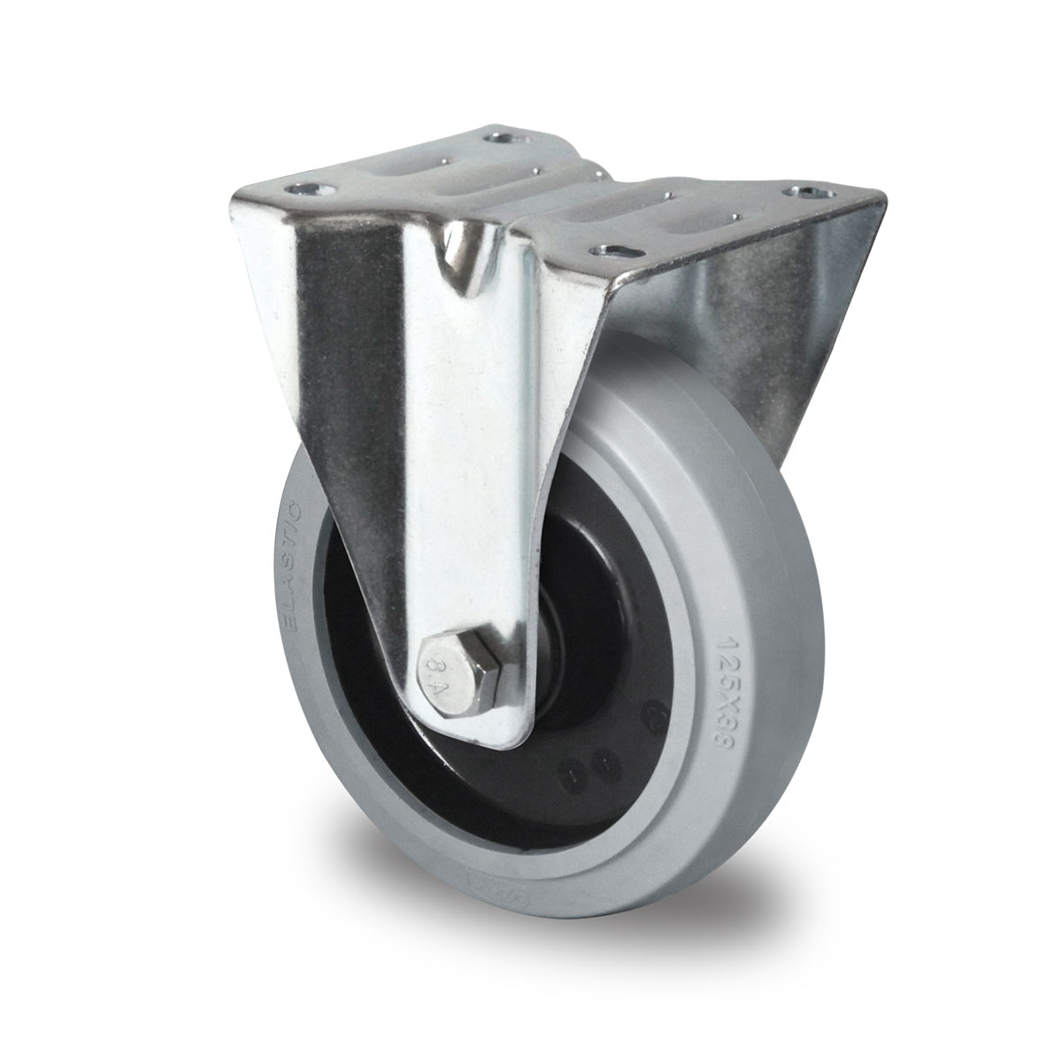 fixed castor d 125 mm series R4E2 ball bearing