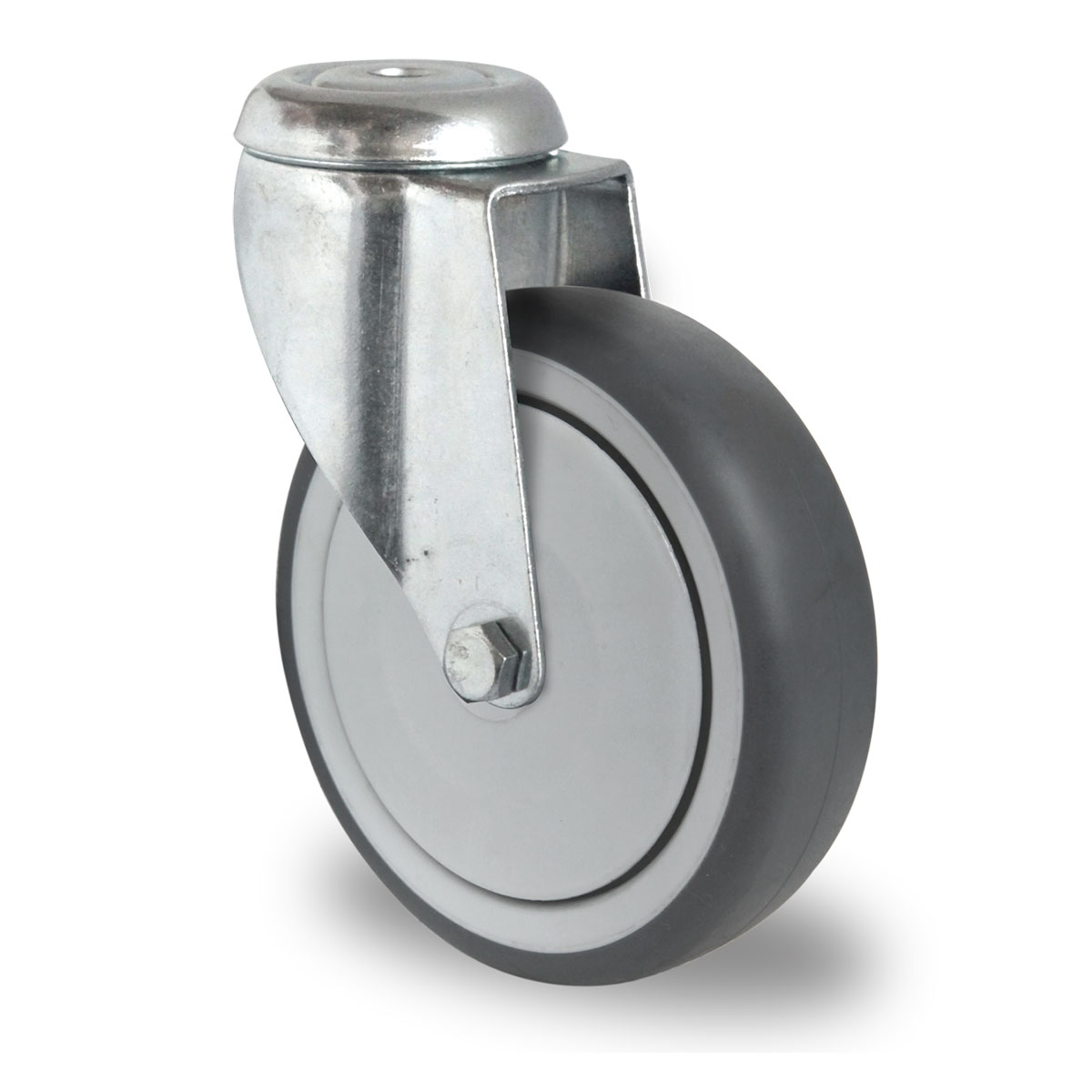bolt hole swivel castor d 80 mm series P2T2 ball bearing