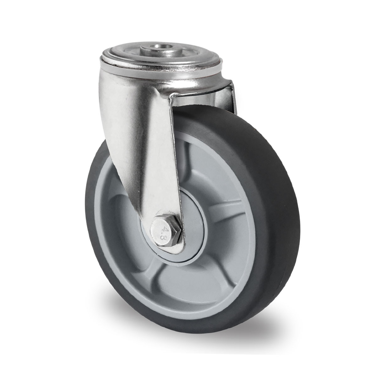 bolt hole swivel castor d 100 mm series P2G2 ball bearing