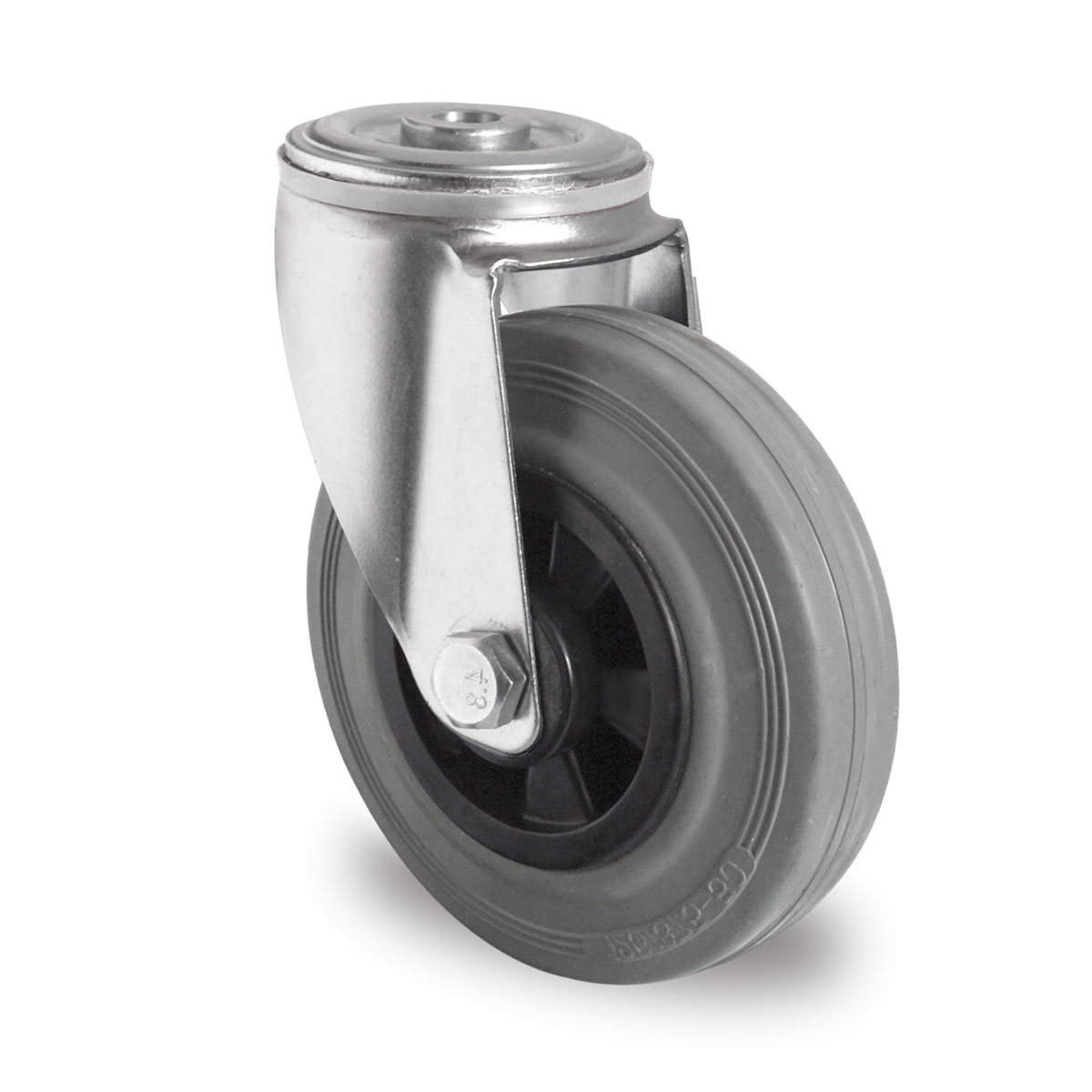 bolt hole swivel castor d 160 mm series P4R2 roller bearing