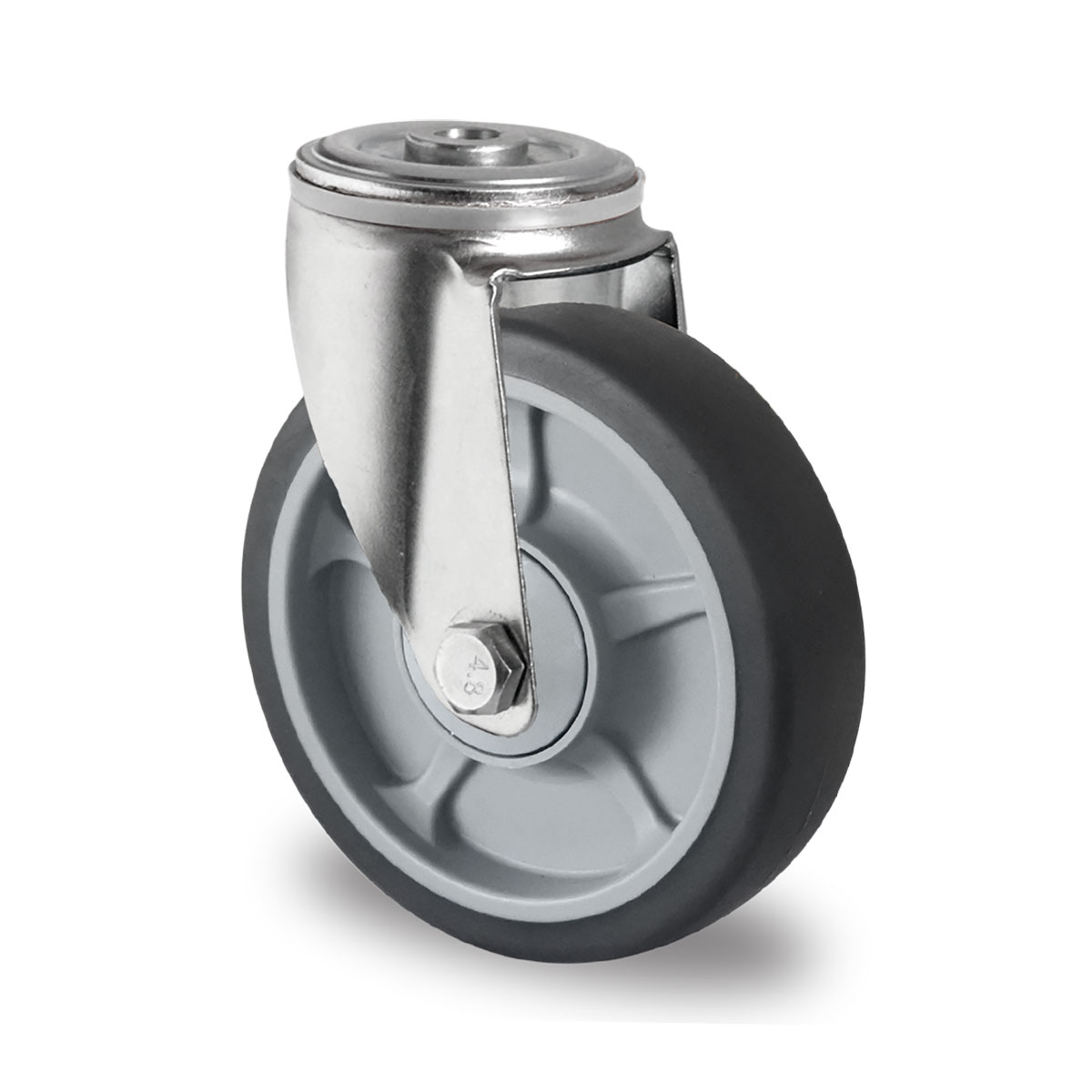 bolt hole swivel castor d 200 mm series P2G2 ball bearing