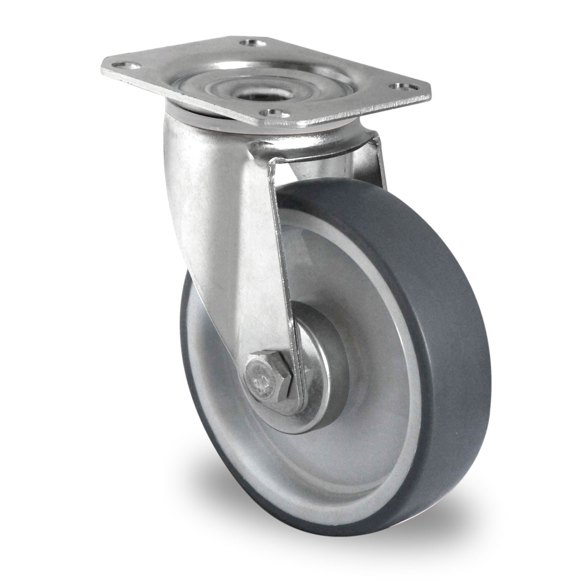 swivel castor d 100 mm series P2V2 roller bearing