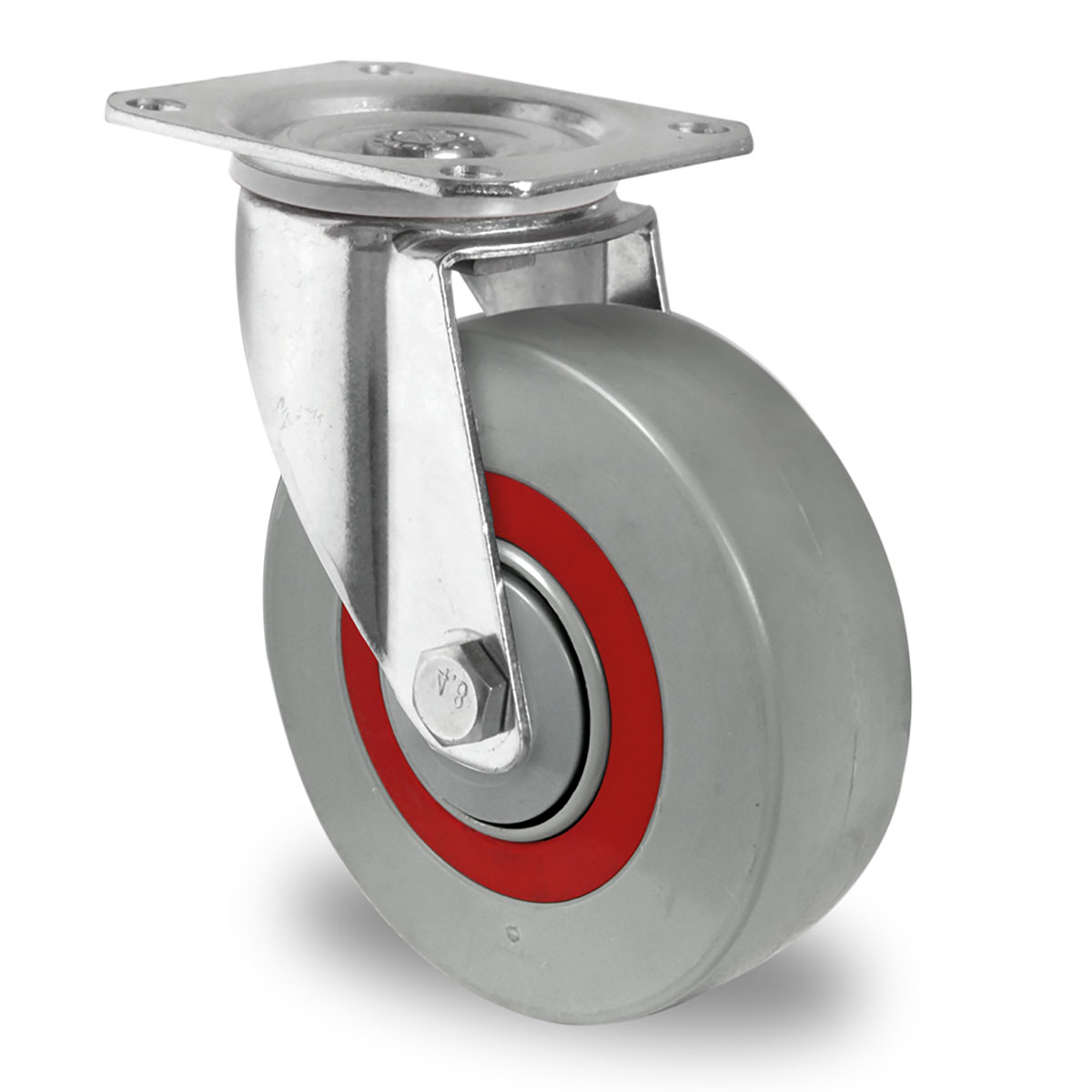 swivel castor d 100 mm series M6N2 roller bearing